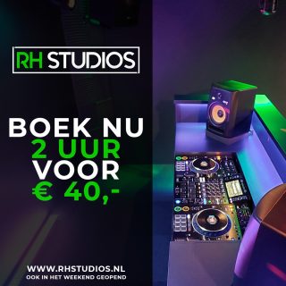 Ben je klaar voor jouw studio avontuur? Boek nu 2 uurtjes voor € 40,-

Boek via de website www.rhstudios.nl we zijn nu ook in het weekend geopend!